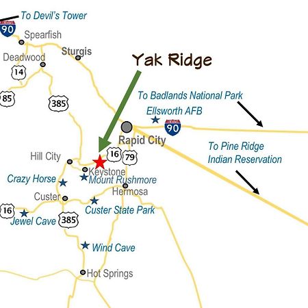 Yak Ridge Cabins And Farmstead By Mount Rushmore Villa Keystone Esterno foto