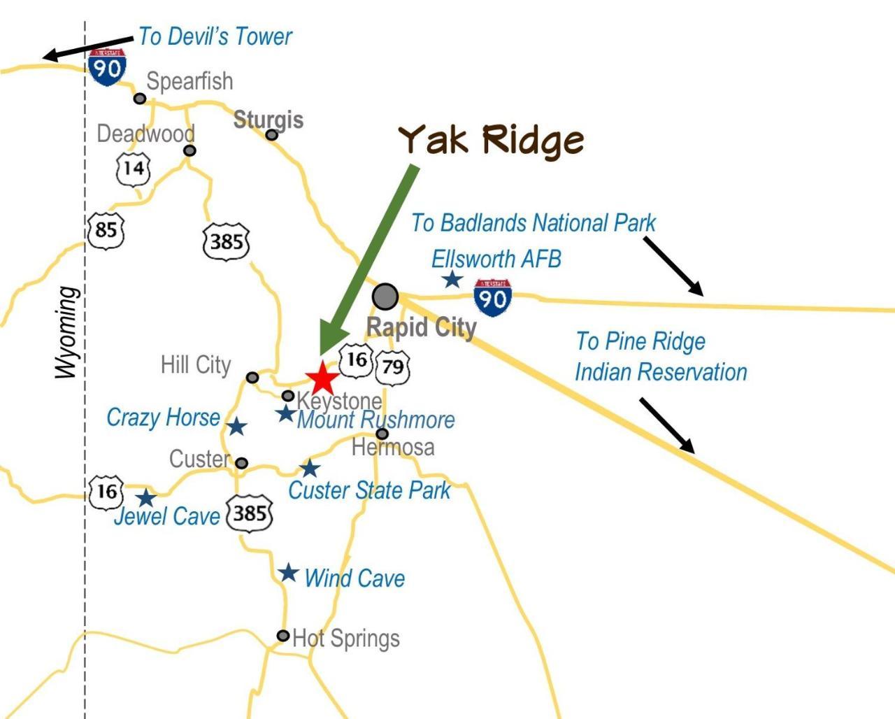 Yak Ridge Cabins And Farmstead By Mount Rushmore Villa Keystone Esterno foto